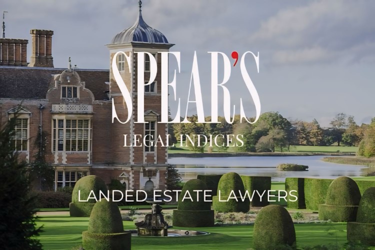 Hunters’ Partners featured in the Spear’s index of landed estate lawyers for HNW 2024